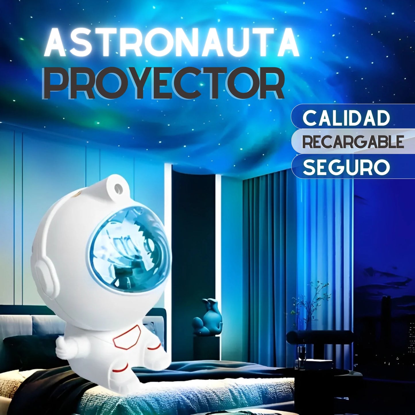 Proyector Astronauta de Galaxias