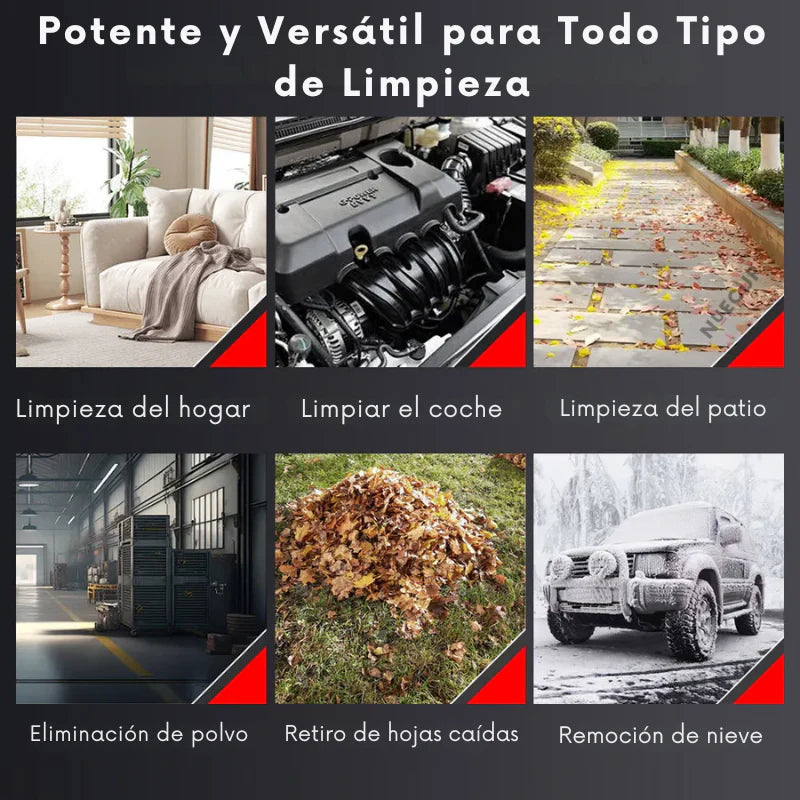 TurboClean 24V Max - Soplador de Aire Potente Profesional