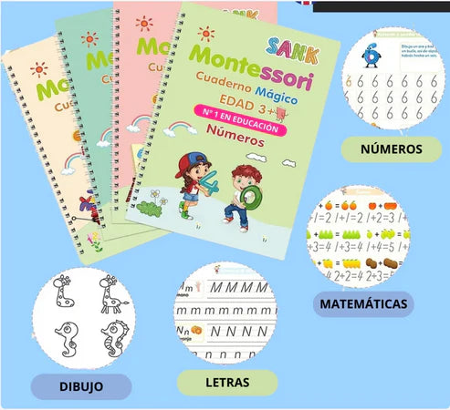 Cuaderno mágico de escritura para Niños