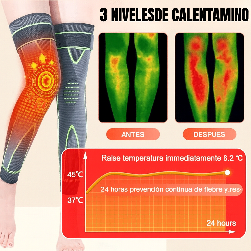 Rodillera Autocalentable con Tecnología Multinivel 1+1 GRATIS