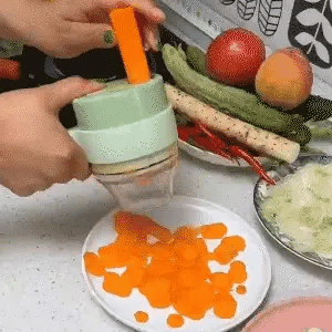 Cortador de Verduras Eléctrico 4 en 1-VeggieSlice