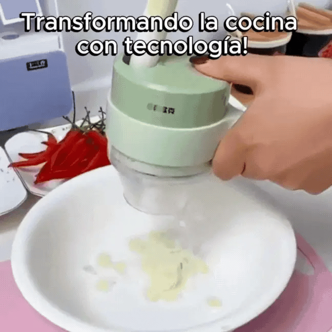 Cortador de Verduras Eléctrico 4 en 1-VeggieSlice
